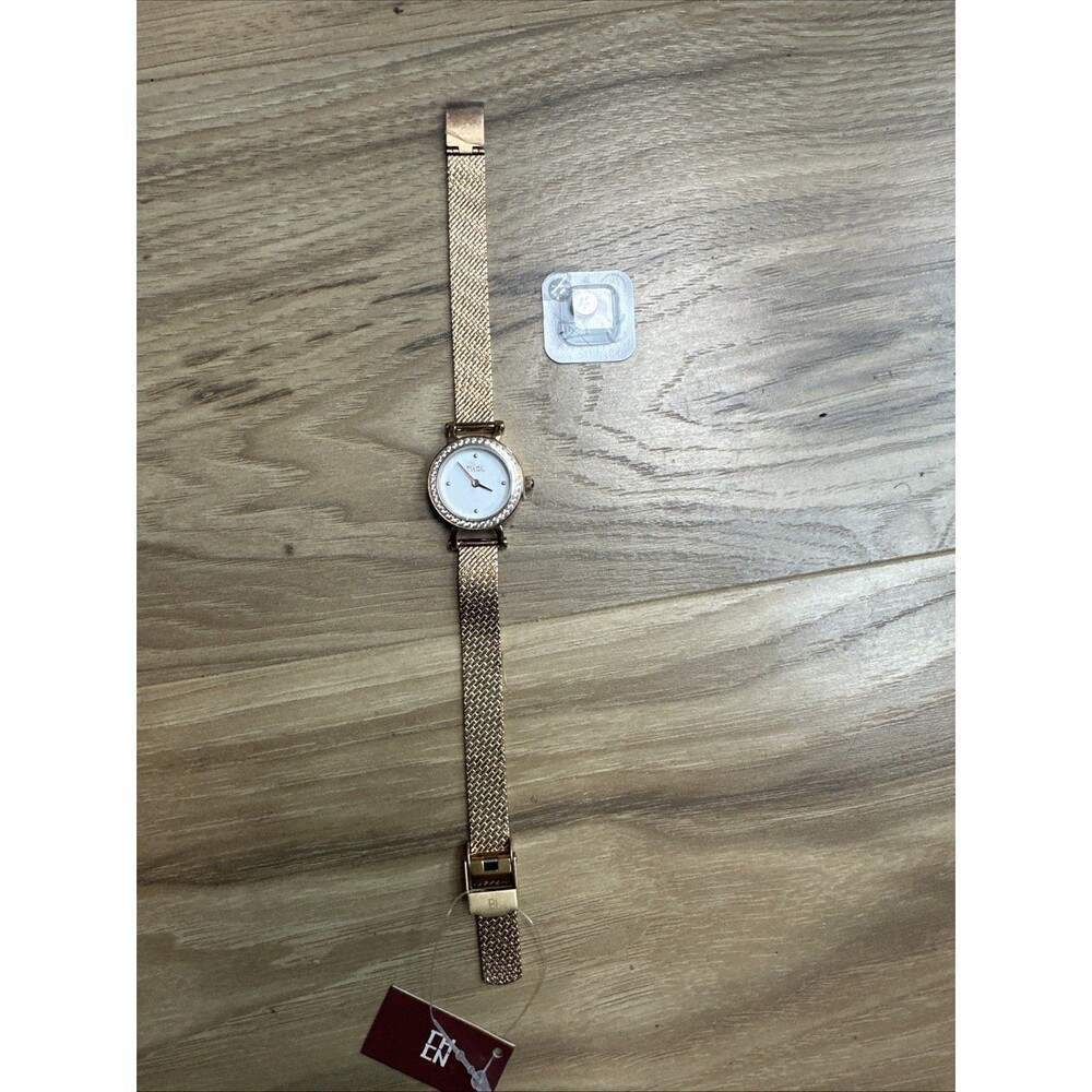 Mesh Band Quartz Analog Watch, Size OS - Rose Gold Women's